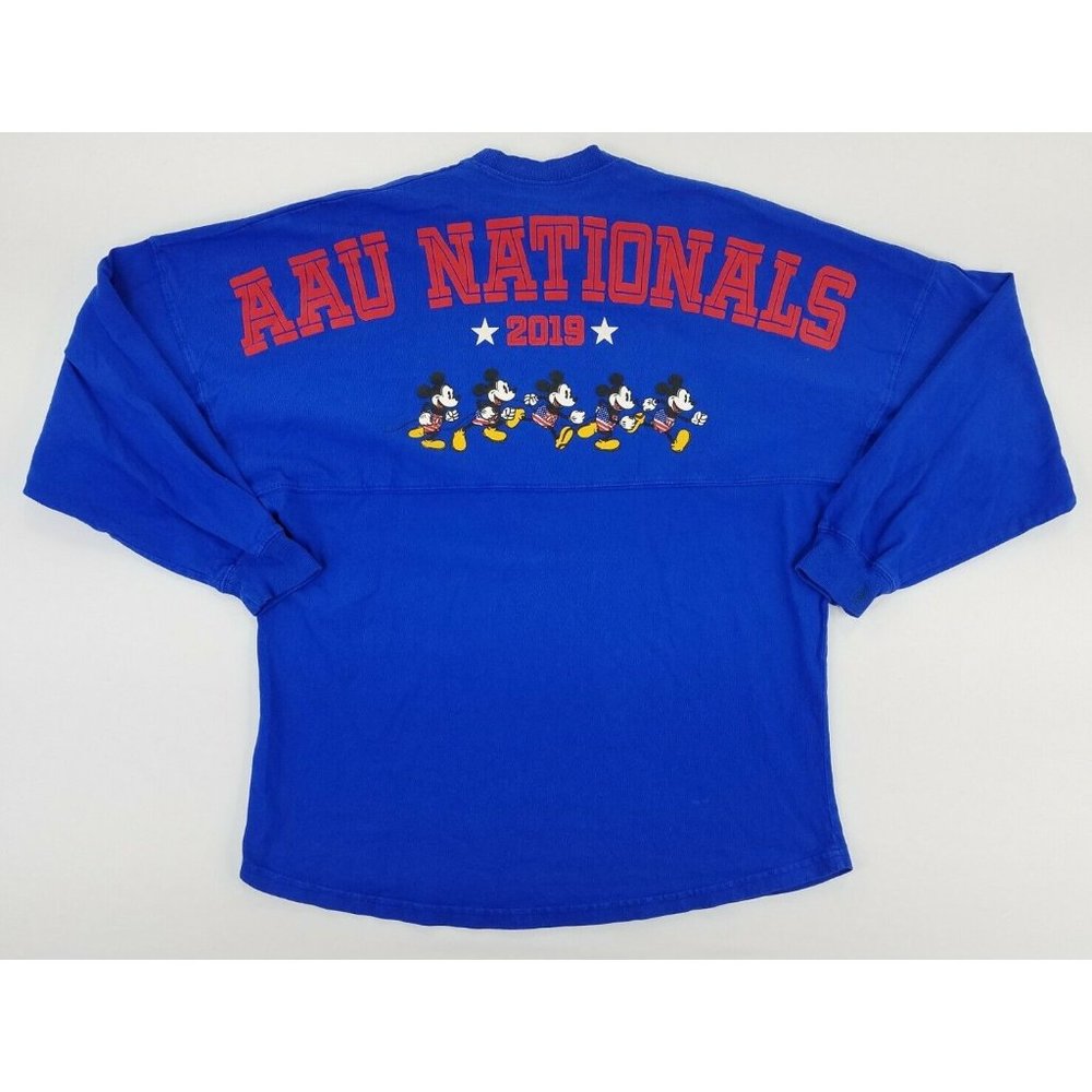 AAU NATIONALS 2019 Disney Spirit Jersey ESPN Wide World Of Sports S Blue B26